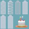 Fondant Cake Mesh Stencil Stamps Stencils Embossing Plastic Spray Mold Tool