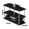 Heating Press Machine with Layered Work Platform, Guide Posts, Spring Supports and Top Adjustment Handle for Phone Stand and Rear Cover Repair