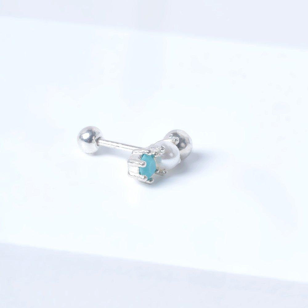 Silver925 Triple Glow Piercing (1 piece)