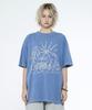 Sseleupe Cast Dream No Warris Pigment Short Sleeve T-Shirt Light Blue