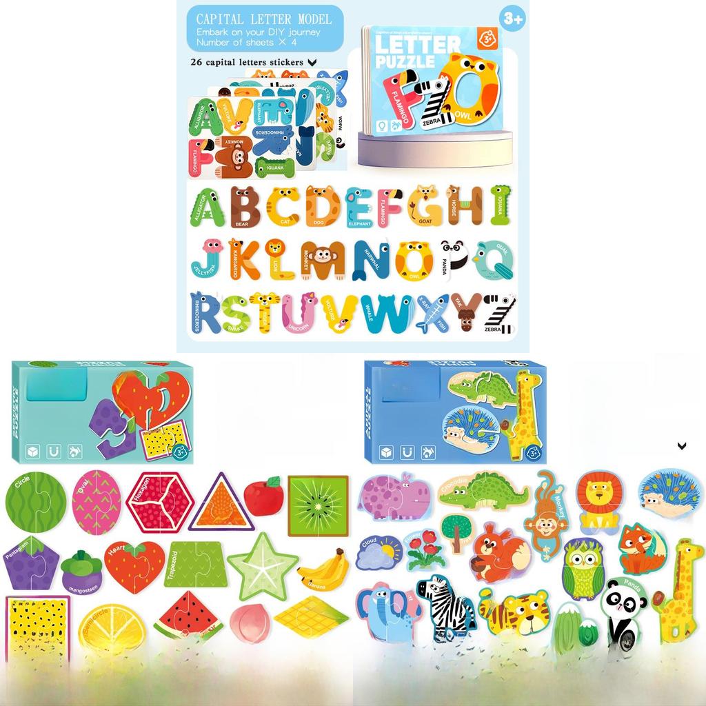 Fruits Shape Magnetic Puzzle For Kids With Abc Letter Learning And Diy Fun
