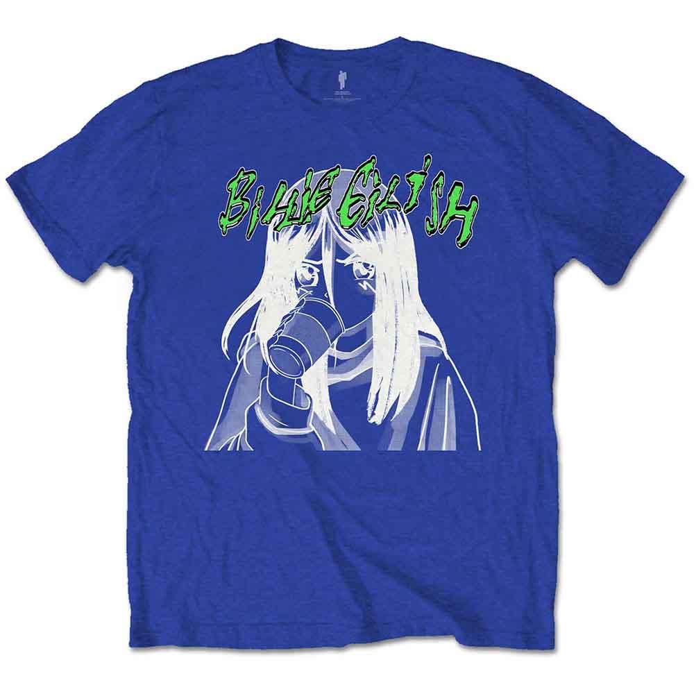 Billie Eilish Anime Drink Official T-shirt for men L