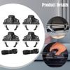 4x Car Roof Box Crab Clips Clamps Accessory Universal Fit Fits Slotted Rails