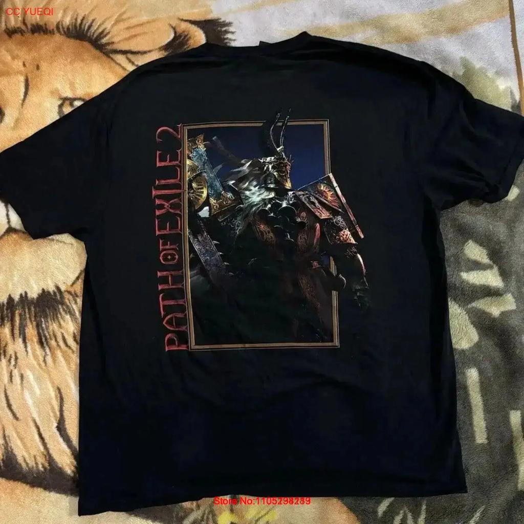 Path of Exile T Shirt Sz XL Adult Pax 2024 Double Sided Black Vintage Washed Fashion Soft Designer Clothes Streetwear Stylish