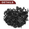 Car Front Fender Skirt Clip for GM for Chrysler Durable No.14019205 | Bumper Push Type Plastic Retainer Rivets Black 100 Pcs