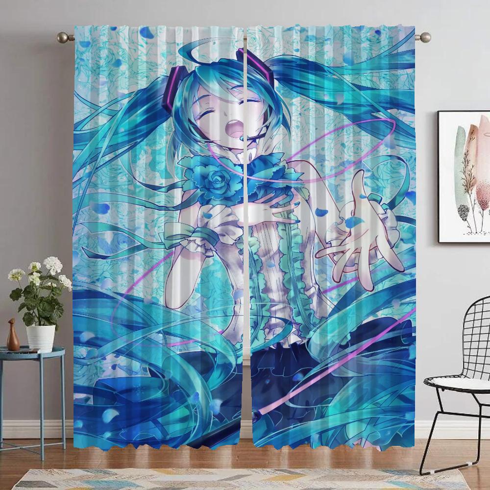 Kitchen Curtains for Camera Mikus Modern Living Room Curtains 2 Pieces Blackout Curtain Halloween Decoration Partition Shades