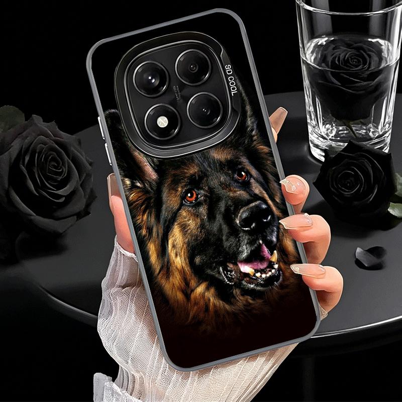 German Shepherd Dog Shockproof Phone Case for Xiaomi Redmi Note 15 14 13 12 Pro Plus 11 11S 11T 5G Cover Anti Fall Fundas