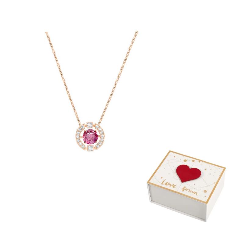 Swarovski Una Faux Crystal Stone Necklaces Womens Red
