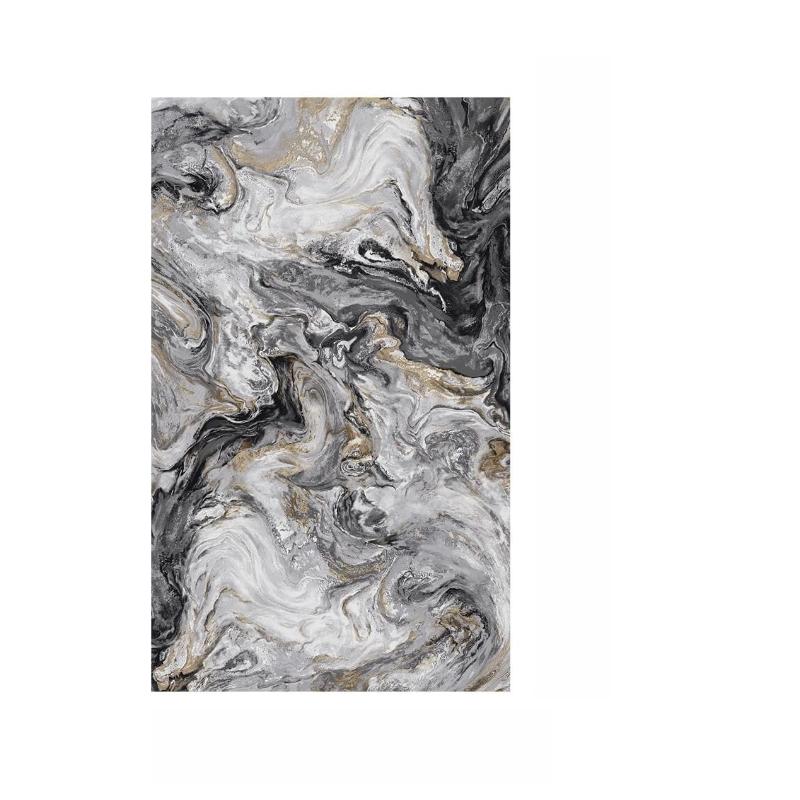 Dywan w stylu skandynawskim ze wzorem marmuru, do salonu, w pełni pokrywający podłogę, z matą antypoślizgową, do sypialni, kuchni, zimowe maty zapewniające ciepło