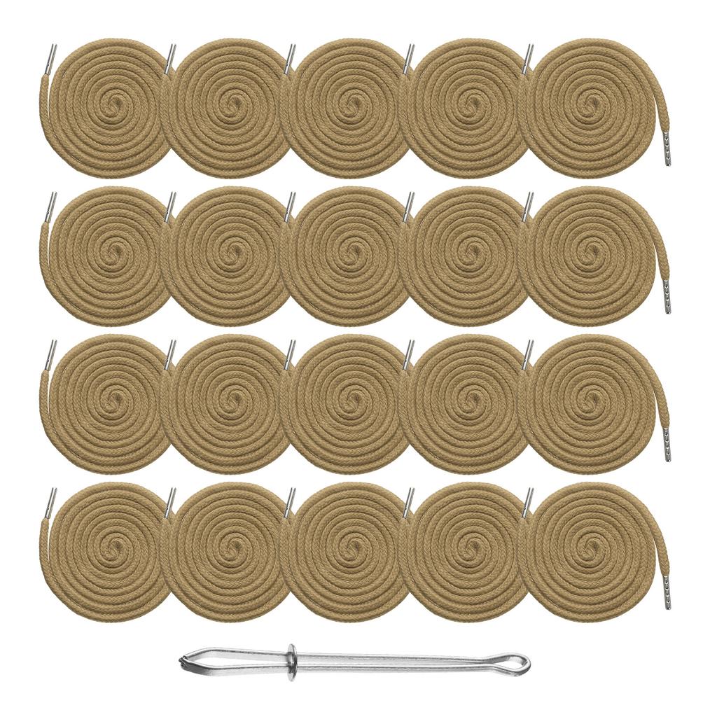 Uxcell 20pcs Trouser Waist Drawstring for Women Men Sports Pants Drawstring Cords Belt Rope String Sweater Hat Round Rope DIY