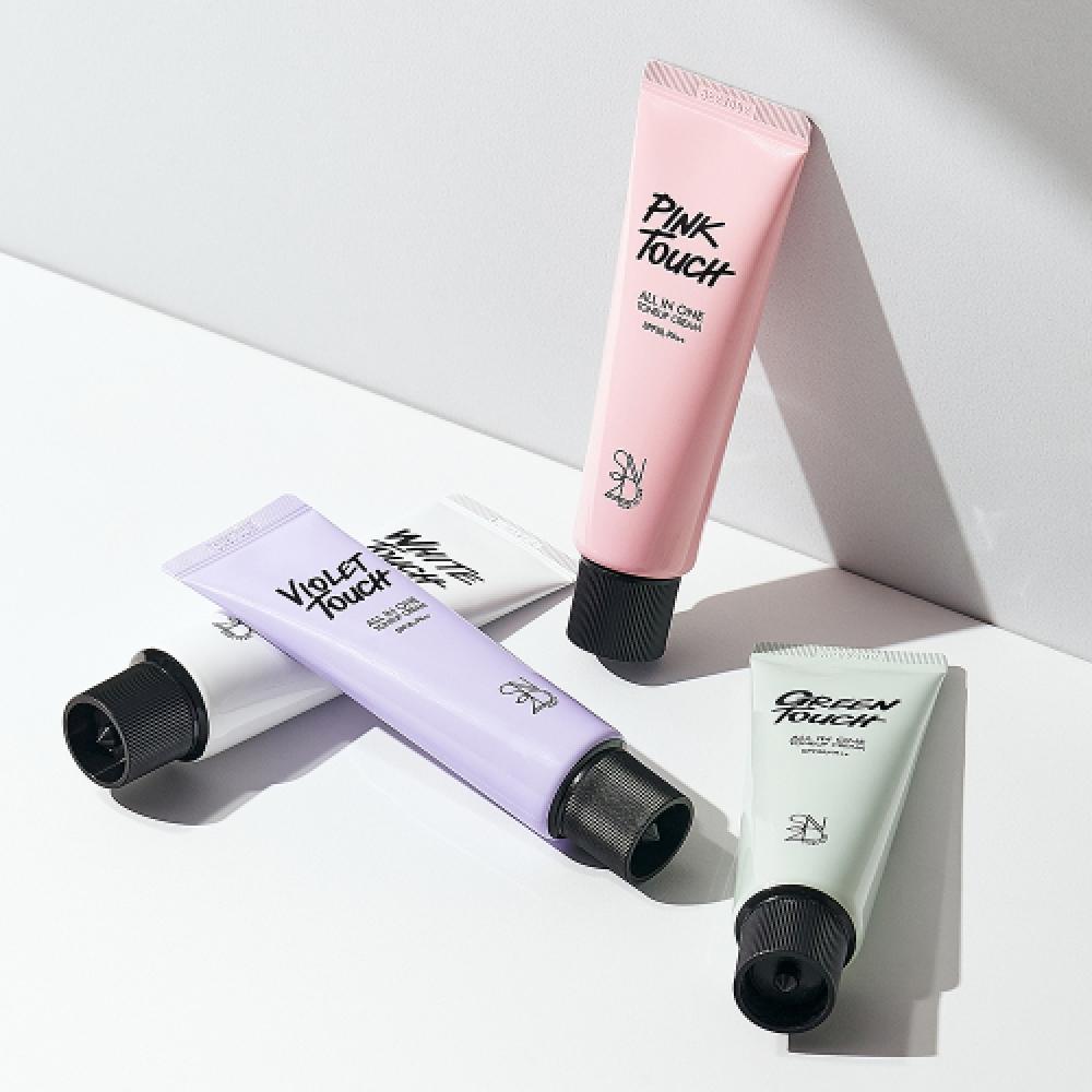 S2nd All In One tOne Up Cream 2 Types  pInk Violet 02 VIOLET TOUCH ALL IN 1 TONE UP CREAM