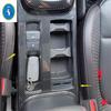 Fit For Ford Focus MK4  - 2025 ABS Carbon Fiber Car Center Console Water Cup Holder Decoration Cover Trim Sticker Accessorie