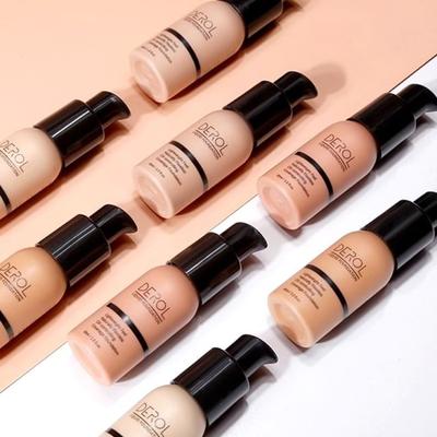 DEROL - Lightweight Oil-Controlling Coverage Foundation - 1-3