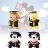 Cute Graduate Teddy Bear Plush Toy Soft Pp Cotton Stuffed Animal For Graduation Gift
