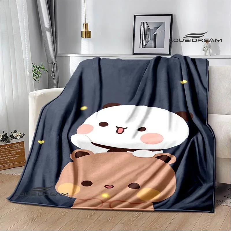 Cute cartoon bear Printed blankets picnic blanket Warm Flannel blankets Soft and comfortable blanket bed linings Birthday Gift