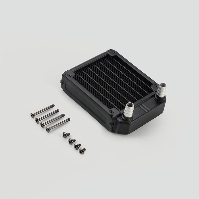 80-Row Pure Aluminum Water Cooling Radiator for ITX Cases and Mini Electric Motorcycles