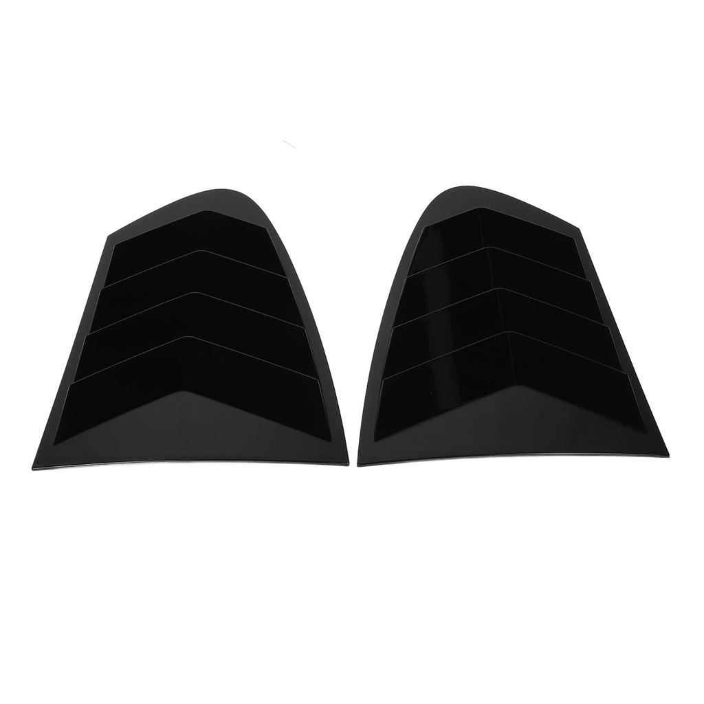 1 P Rear Window Louver Left Right Scratch Resistant Side Window Vent Louvers Scoop Cover Blinds for 5 Series F10 2011 to 2017