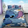 Cartoon Stitch 3pcs Duvet Cover Quilt Cover Bedding Set Queen King Twin Size for Children Bedroom Decor Birthday Gifts