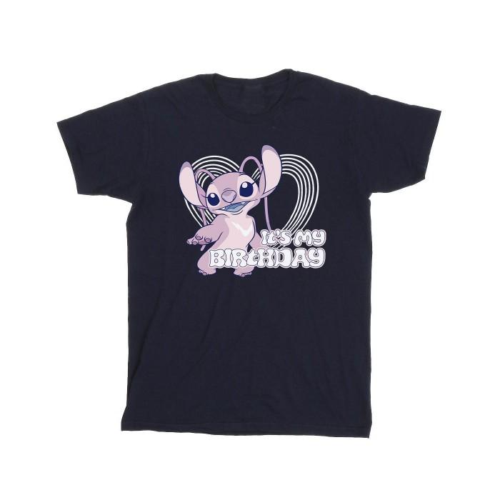 Lilo & Stitch Girls Angel Cotton Birthday T-Shirt