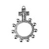Devotional Finger Rings Rosaries 30Pcs Silver Metal Crucifix Rings For Spiritual Practices & Favor Christian Gift