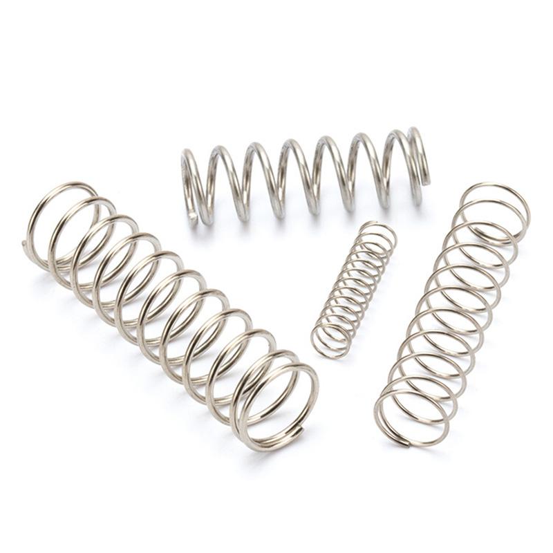 10pcs 0.2mm 304 Stainless Steel Compression Spring Length 5-25mm OD 1-4mm Spiral Pressure Spring