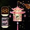 Handheld Chinese Lantern DIY Assembly Handheld Lantern Gifts Palace Lantern  Mid-Autumn Festival