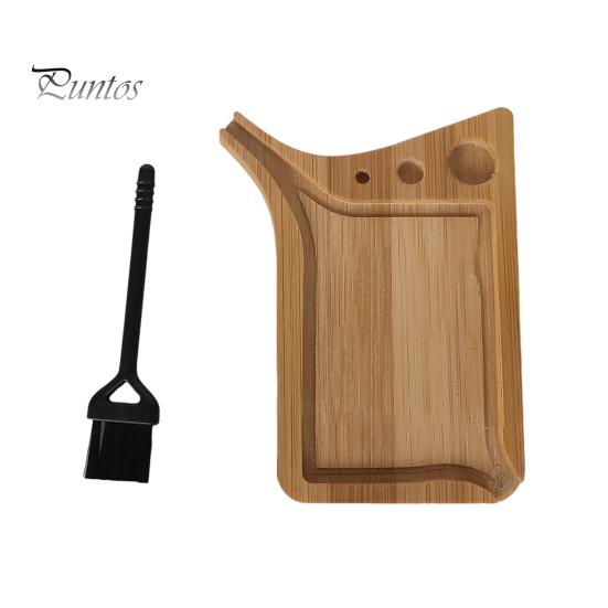 

1 комплект переносного поддона для предварительно прокатанных конусов с кистью, гладкой поверхностью, деревянной прокатной пластины для дома