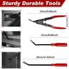 Car Trim Removal Set, Plastic Panel Fastener Removal Tool, Car/Trim/Panel/Door/Audio/Auto Clip Pliers/Terminal Removal Tool Kit