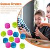 12pcs Colorful Fun Stone Catching Game Play Traditional Stone Hand Eye Coordination Training Family Travel Games Training Toy