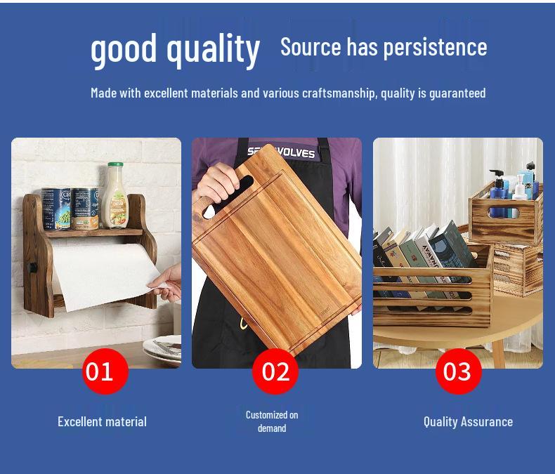 Bamboo & Wood Cheese Cutting Board Set with Drawer: Round Pizza Board & Bread Pastry Plate