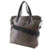 Louis Vuitton Kitan Tote Bag M40388 Monogram Macasa 2WAYShoulder Brown / Black Monogram Canvas Unisex Used