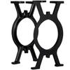 Bench Legs 2 pcs O Frame Cast Iron