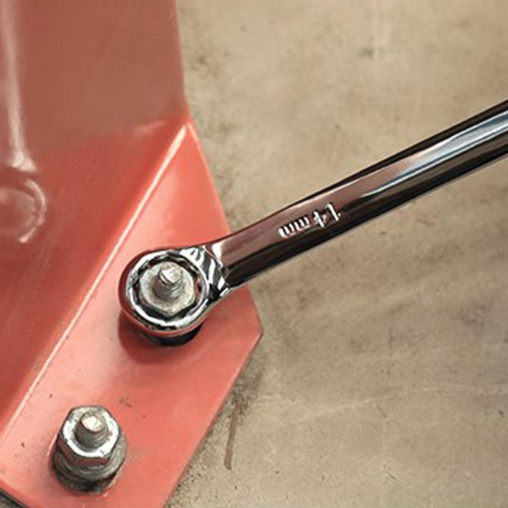 Ratchet Wrench Set CRV 2 Use Wrenches Auto Repair Hand Tool 8‑19mm Opening Ratchet Wrench Set Ratchet Wrenches Wrench Set