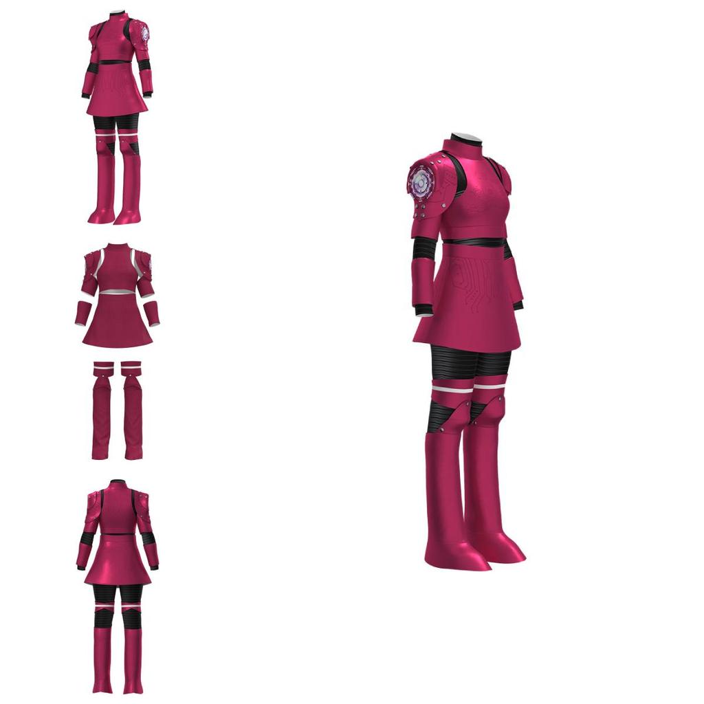 M3gan Cosplay Costume For Kids With Polyester And Material For Halloween And Anime Role Play