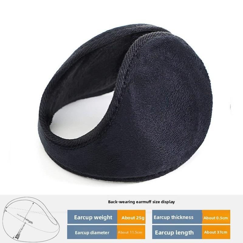 Warm Earmuffs for Men, A Winter Anti-freezing and Ear-keeping Wonder. Thickened with Fleece, Windproof and Cold-proof Earmuffs