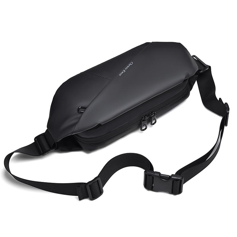 Men's Minimalist Chest Bag Modern Sling Bag for Everyday Essentials Lightweight & Compact Waist Pack