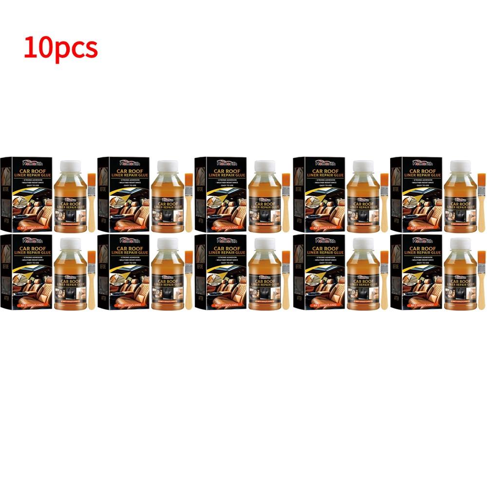 100ml Instant Adhesive Bonding Glue Car Interior Roof Liner Repair Glue Car Inside Roof Cloth Repair Leather Polyester Liquid