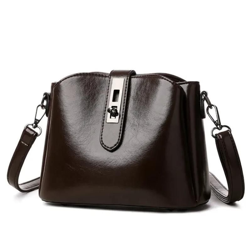 Fashionable Women's Shoulder Bag, High-quality UP Leather Crossbody Bag, Simple Shoulder Bag, Casual Handbag Suitable for Daily Use and Shopping