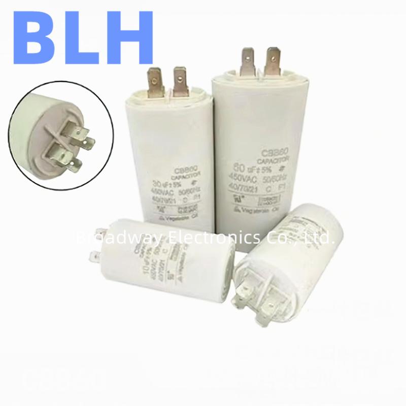CBB60 4UF 6UF 8UF 10UF 12UF 14UF 16UF 20UF 25UF 30UF 35UF 40UF 45UF 50 60 70 80 100UF 450V çamaşır makinesi pompası kapasitörü ek parçası