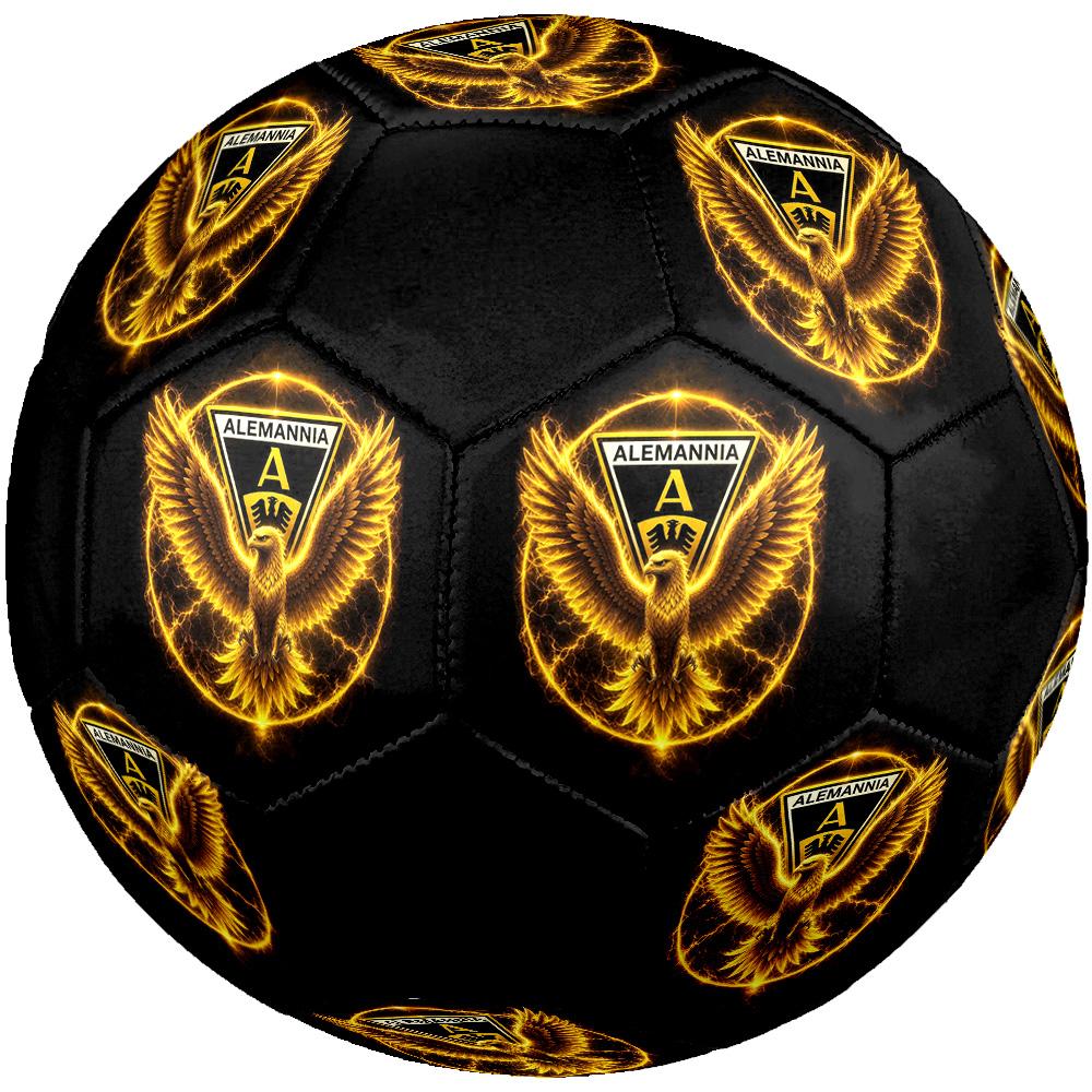 Alemannia Aachen Soccer Ball Colorful All Ages Machine Stitched PVC Competition Ready Durable High-Bounce.SIZE5