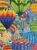 Amiiba Cross Stitch Embroidery Hot Air Balloon DIY Wall Art Kit, Pre-printed Pattern, 11ct, Design, Pre-printed, Decoration, Beginner-friendly.