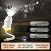 Soft Eye Protecting Light USB Star Projector Night Light, Starry Sky Lamp with Film Slides, Touch Dimming Holiday Decoration & Timer, Flexible