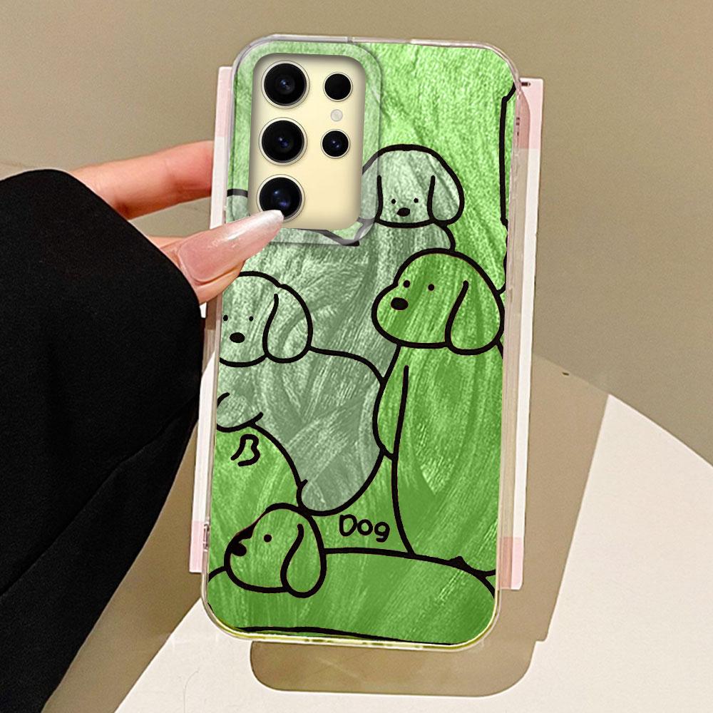 

Чехлы для телефонов Line Dogs разных цветов для Samsung Galaxy A56 A26 A36 A16 A25 A14 A34 A24 S25 S23 S24 FE Девушки Ракушка Силиконовая накладка Samsung S23 Ultra белый