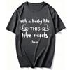 Unisex Cotton Crew Neck T Shirt with A Body Like This Who Needs Hair Muscular Arm Slogan Print Funny Bald Fitness Lover Gym Tees