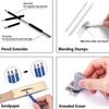 Drawing Pencils Set - Sketching and Shading Kit for Artists - Charcoal and Graphite Pencil Set - 35 Pcs