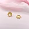 Niche Irregular Pearl Ruffle Earrings: S925 Silver, Textured Frosted Finish, Cool & Gentle Feel