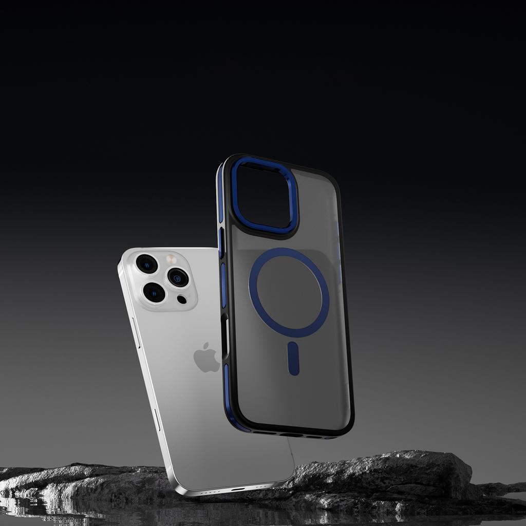 C1 Series For iPhone 15 Pro Case Compatible with MagSafe TPU+PC Drop-Proof Phone Cover