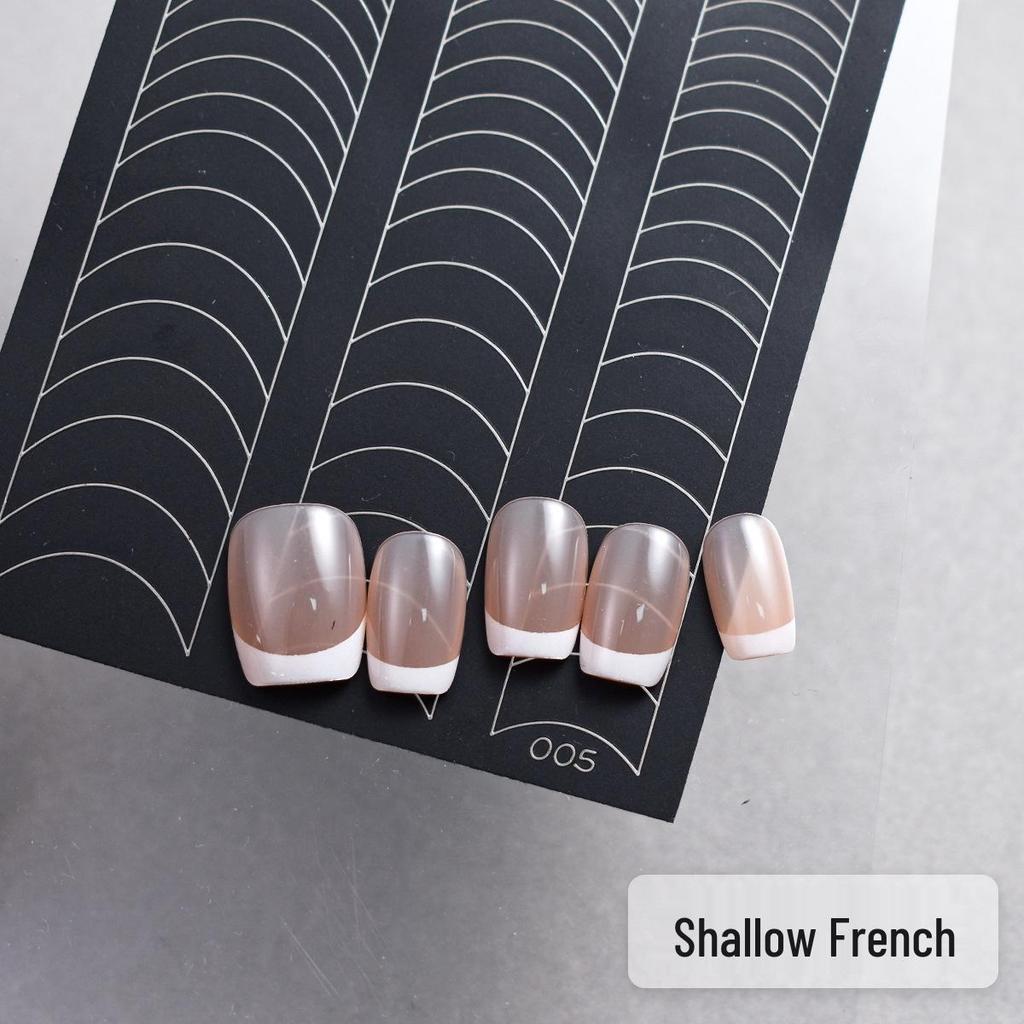 Snowflake Nail Art Stencil Stickers - Christmas French Ombre Airbrushing Decals