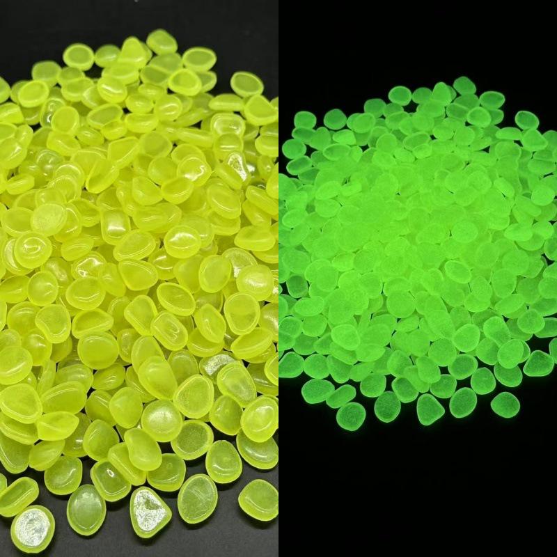 Medelstora Konstgjorda Lyser i Mörkret Stenar för Vas, Krukväxter och Akvarielandskap (1-1,5 cm)