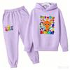 Kids' Hoodie and Pants Set for Boys and Girls - Anime Character Sweatshirt, Spring and Autumn Kids' Outfit